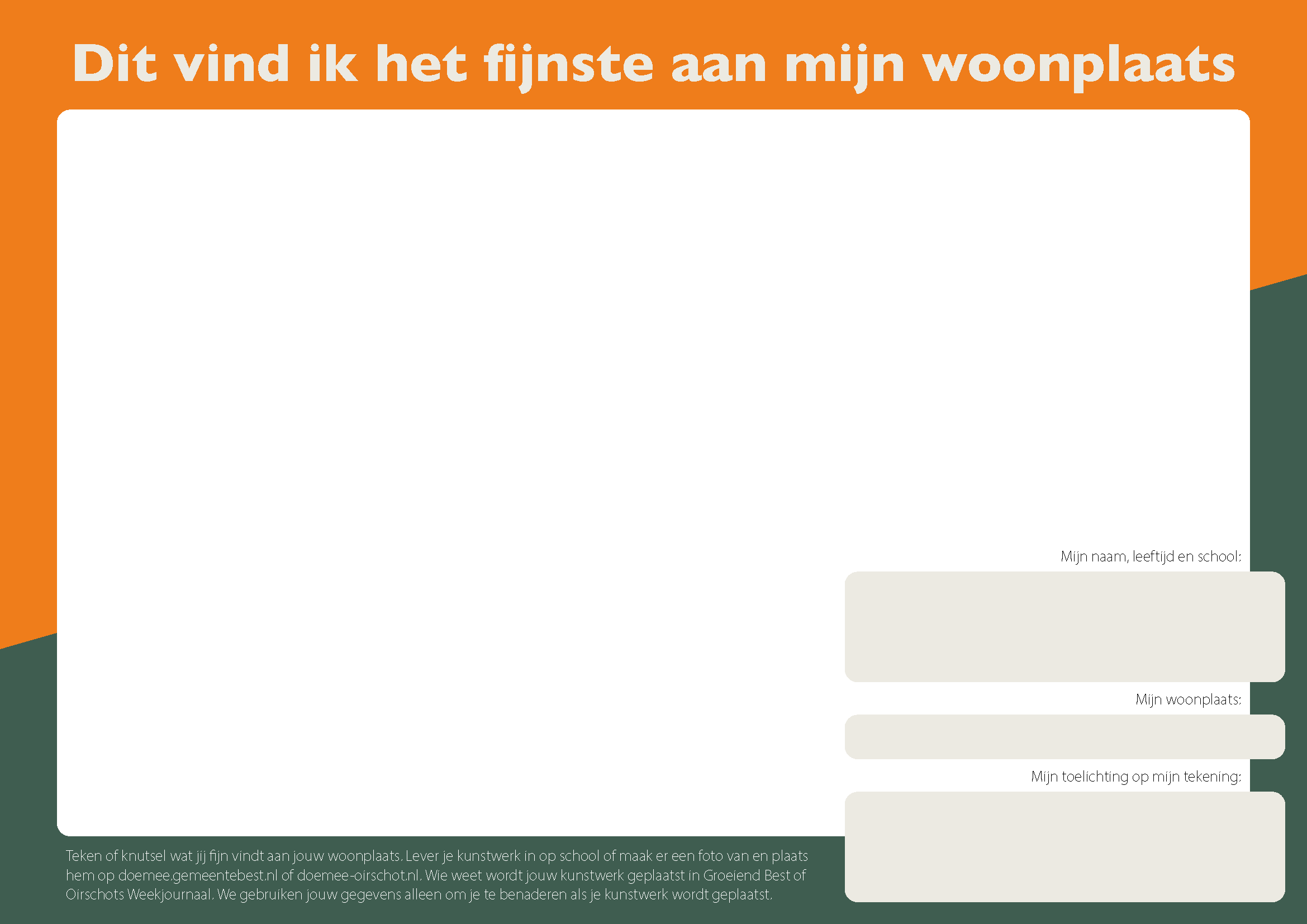 Tekening voor basisscholen
