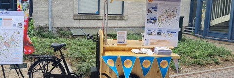 Bakfiets met stand