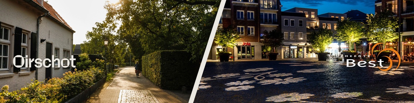 Staat Oirschot en dorpsplein Best